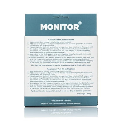 Monitor Calcium/Magnesium Test KIT for Coral & Reef (120 Tests)