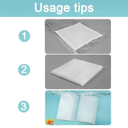 AQUANEAT 6-Pack Replacement Filter Sponge Pads, Aquarium Foam Insert Compatible with AquaClear 110, Fish Tank Filter Media - size: AC 110