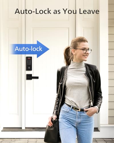 Philips Wi-Fi Smart Lock with Bridge, Fingerprint & App Control Auto Lock | 0.3s Unlock, 100 User PIN Codes, Fits Most Doors, Weatherproof, Backlit Touchscreen - color: Flat Black