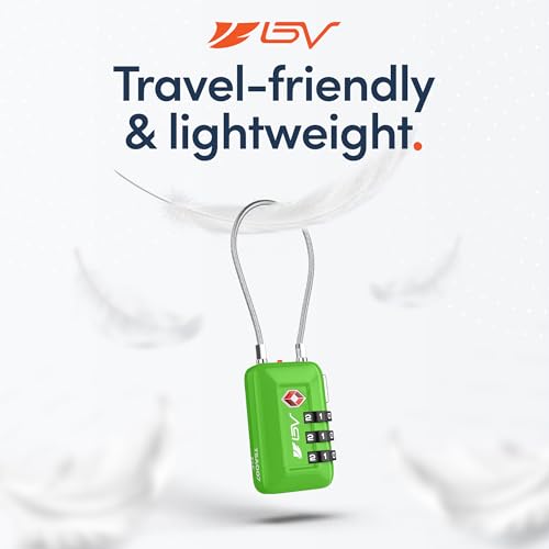 TSA Accpeted Luggage Travel Lock, Set-Your-Own Combination Lock for School Gym, Golf Bag, Locker, Luggage Suitcase Baggage Locks, Filing Cabinets, Toolbox, Case (Green, 2 Pack) - color: Green 2-Pack