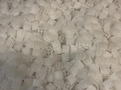 Filter Moving Bed Biofilm Reactor (MBBR) for Aquaponics,Aquaculture,Hydroponics - Ponds - Aquariums by Wholesale Koi Farm,(6 Gallons,Weight 6 lbs) - size: 6 Gallons