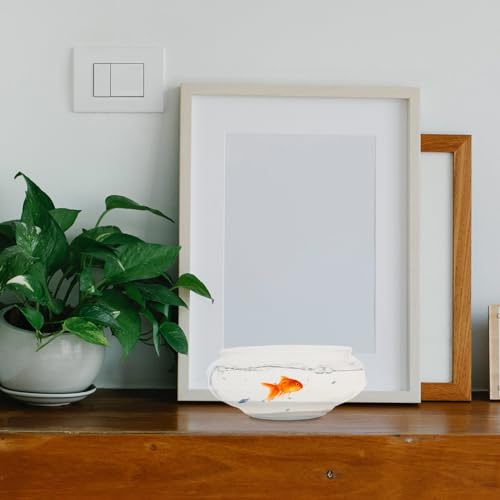 Flower Glass Vase Bowl Terrarium Succulent Planter: Glass Vase Bowl Hydroponic Planter Floral Container Fish Clear Bubble Floating Candle - size: 15.00X15.00X6.00CM