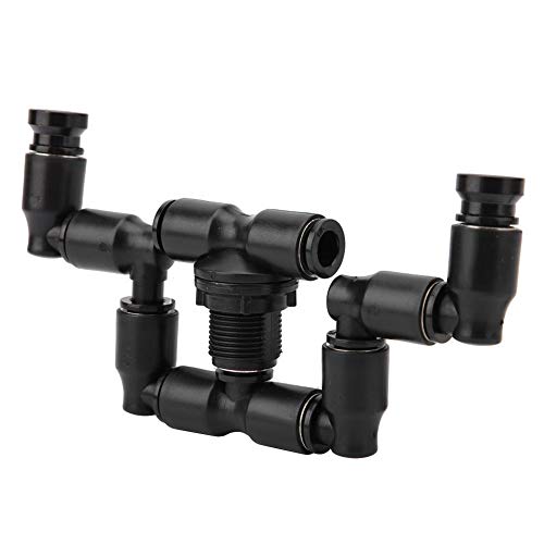 Terrarium Fogger, Dual Head Misting Spray Nozzles Mist Sprinkler Reptile Fogger Reptiles Fogger Mist Sprinkler for Rainforest Tank