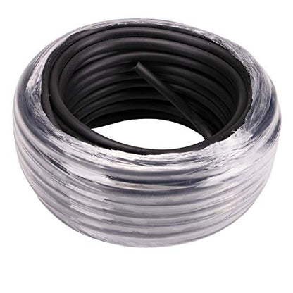 Raindrip 016005VP 1/4-Inch Drip Irrigation Supply Tubing, 50-Foot, for Irrigation Drippers, Drip Emitters, Drip Irrigation Parts, and Drip Systems, made with Vinyl, Black - size: 50 Ft, style: Vinyl