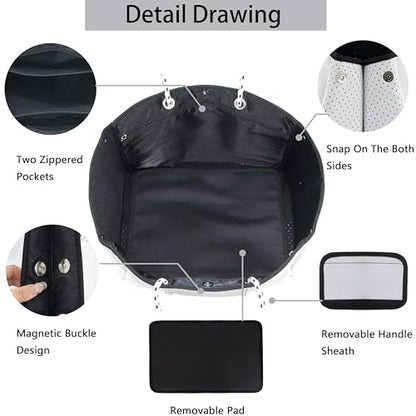 Hibala Neoprene Multipurpose Beach Bag,Gym/Travel/Pool Bag,Tote For Women&Men - color: White