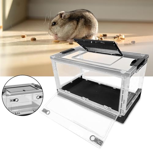 Reptile Breeding Box Climbing Pet Breeding Box with Ventilation Turtle Transport