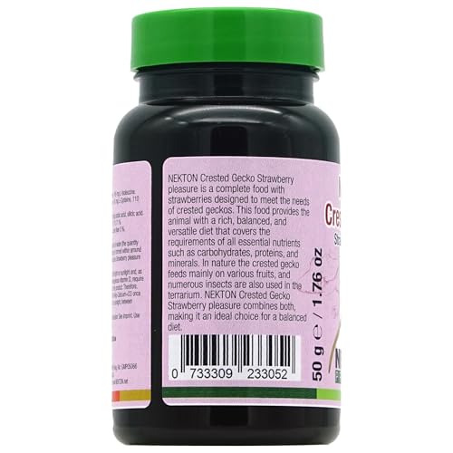 Nekton Crested Gecko Strawberry Pleasure Complete Diet 50g / 1.76oz - size: 1.76 Ounce (Pack of 1)