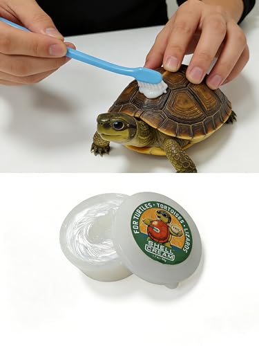 2Pcs Turtle Shell Balm, Reptile Shell Care Conditioner Moisturizer for Tortoise Lizard Reptiles, Essential Turtle Accessories, Skin Relief & Dryness Prevention for Tortoise, Lizard & All Reptiles