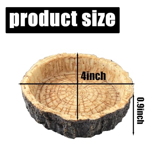 Reptile Bowls,Reptile Water Dish Reptile Water Bowl | Snake Water Bowl for Small Reptiles, Lizard & Snake - Practical Reptile Accessory for Feeding and Hydration