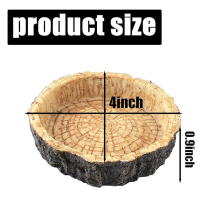 Reptile Bowls,Reptile Water Dish Reptile Water Bowl | Snake Water Bowl for Small Reptiles, Lizard & Snake - Practical Reptile Accessory for Feeding and Hydration