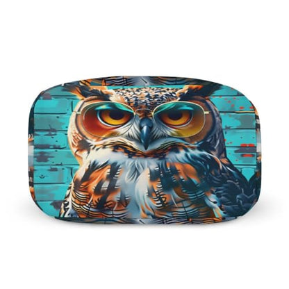 Funny Owl with Sunglasses Lunch Bag for Women Men | Insulated Lunch Box Leakproof Food Meal Containers Reusable Foldable 6L Capacity Lunch Tote Bags for Work Picnic Travel - color: Style 6