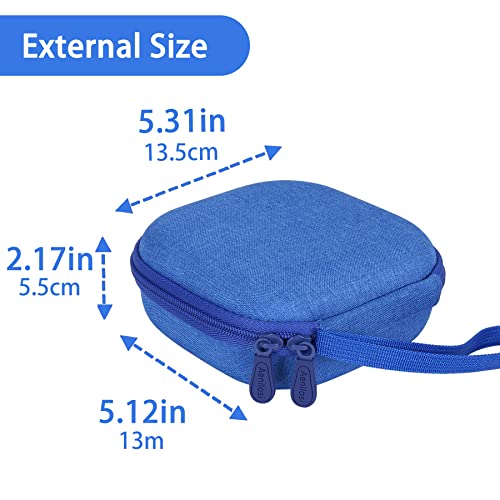 Aenllosi Hard Case for Moonlite Mini Projector Gift Pack fits upto 20 | EVA case construction, Water-resistant design, Dust-resistant design, Smooth zipper access, Carry handle, Case only - color: Blue