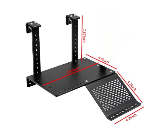 Adjustable Hanging Turtle Basking Platform, Acrylic Tortoise Dock with Ramp, Height Adjustable Reptile Resting Terrace for Aquarium Tank, Easy Install Reptile Basking Shelf (7.87x4.5x7.87 inch) - size: 7.87x4.5x7.87 inch