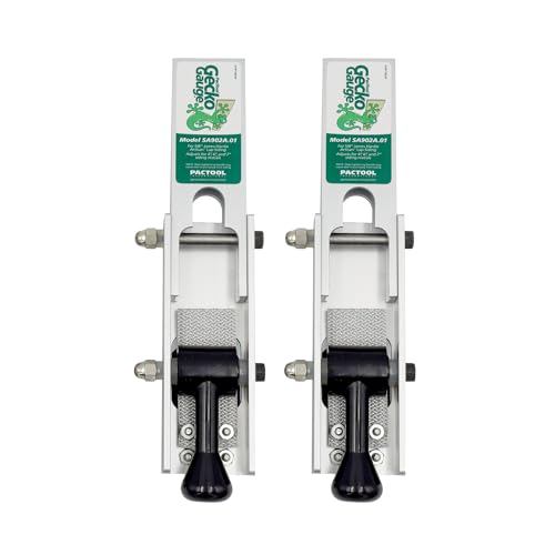 PacTool Gecko Gauge Artisan Kit - 5/8" Fiber Cement Siding & Hardie HZ6 | For 5/8" fiber cement siding including James Hardie HZ5. Lap siding gauge with mounting clips for professional installs. - size: 5/8” Thickness for Hardie Artisan Siding, style: ALU