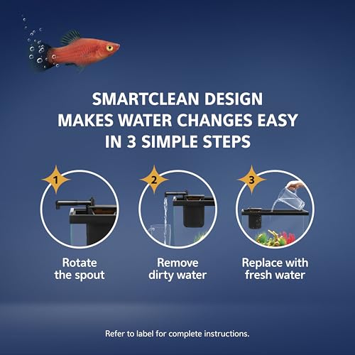 Aqueon QuietFlow Internal Filter with SmartClean Technology, Extra Small - size: Extra Small Filter, style: Extra Small Filter