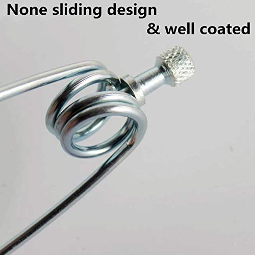 Pack of 2 Adjustable Heat Lamp Clip Stand Fixture for Reptile Heat Lamp, Flexible Reptile Dome Clamp Lamp Holder for Ceramic Heat Emitter & Reptiles Baking Heat Lamp Bulb