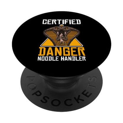 Snake Owner Reptile Snake Handling Gloves Snake Handler PopSockets Standard PopGrip - style: Standard