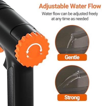 Yaubay 132GPH Manual Aquarium Gravel Cleaner, Fish Tank Siphon Vacuum Cleaner with Adjustable Water Flow for Cleaning Dirt, Water Change & Wash Sand Aquarium Cleaning Tools