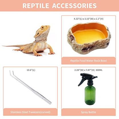 Reptileg Growth Reptile PC Terrarium, 8''x 8''x 11'' with Top Sliding Door Screen Ventilation Tarantula Enclosure for Snake, Frog,Insect,Tarantula,Hermit Crab，Spider,Iguana,Tortoise,Bearded Dragon - size: 8" x 8"x 11"