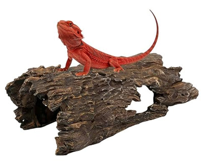 Large Reptile Hide Cave-Aquarium Decor for Snakes & Fish - size: Large