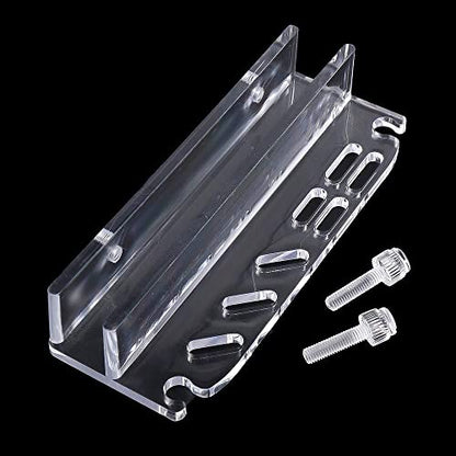 Vctitil Aquarium Plant Tools Holder Aquarium Tank Tool Acrylic Holder Grass Maintenance Tool Storage Rack for Tweezer Scraper Scissor Cleaning Tool