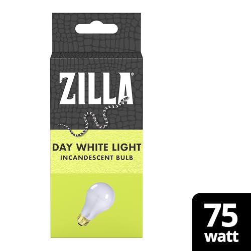 Zilla Incandescent Bulb, Day White - size: 75 Watts, style: Day White
