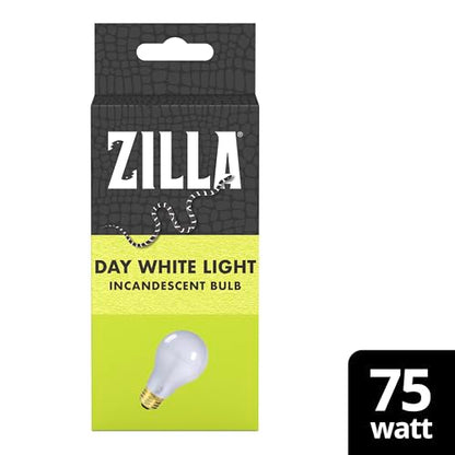 Zilla Incandescent Bulb, Day White - size: 75 Watts, style: Day White