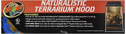 Zoo Med Naturalistic Terrarium Hood, 12-Inch (Pack of 6) - size: 12 INCH (Pack of 6)