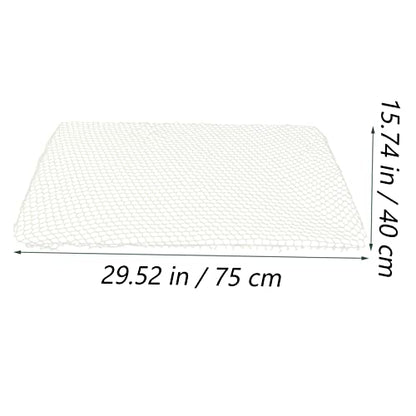 Kisangel Fish Tank Mesh Net for Tortoise and Fish Escape Prevention Cover Easy to Install Terrarium Netting for Aquatic Reptiles and Aquariums - size: 75X40X0.1CM