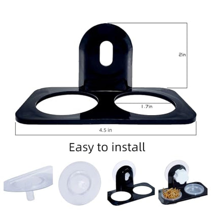 Lizard Gecko Feeding Ledge Holder, with 100 pcs 1oz Food Cups Dish | Gecko Feeding Ledge [Non-Suction Cup], with 1oz 100Cups, Reptile Food Bowls Water Dish for Lizard Ledge Accessories Supplies - color: 100 Cups+Ledge