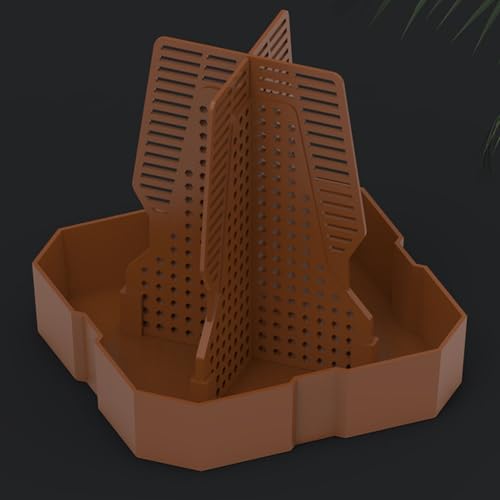 Reptiles Food Dish With AntiEscape Design For Bearded Dragons Geckoses Lizards Amphibians In Terrariums Habitats