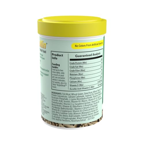 Tetra ReptoMin Floating Food Sticks, 2.65 ounces/75 Grams, Soft Stick Food Formulated for Aquatic Turtles. - size: 2.65 Ounce (Pack of 1)