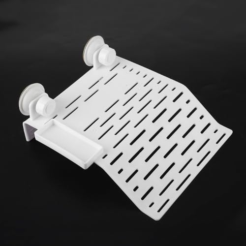 Aquarium Reptile Platform with Suction Cup Floating Dock for Turtles and Frogs Food Container and Resting Terrace for Fish Tank Habitat