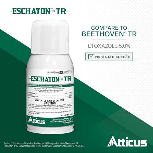 Atticus Eschaton TR Greenhouse Fogger (2oz Can) - (Compare to Beethoven) | Total Release Fogger Systemic Miticide, Kills Spider Mites with Etoxazole