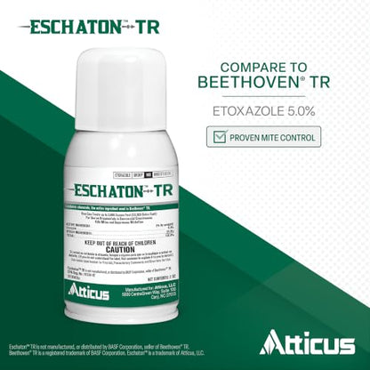 Atticus Eschaton TR Greenhouse Fogger (2oz Can) - (Compare to Beethoven) | Total Release Fogger Systemic Miticide, Kills Spider Mites with Etoxazole
