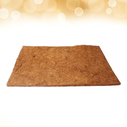 BESTonZON 2 Pcs Natural Coconut Fiber Reptile Bedding Mat Protects Reptile Limbs No Deformation Sturdy Coconut Material Pet Box and Microlandschaft Landscaping