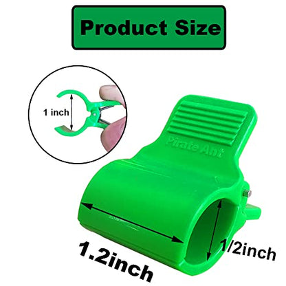 Greenhouse Clamps for 1/2 Inch PVC Pipe, Greenhouse Hoops,Support Frame, Grow Tunnel,Plant Support Garden Stakes.For Fixing Plant Cover, Garden Plastic Sheeting, Film Row Cover, Net. - size: for 1/2 inch PVC Pipe