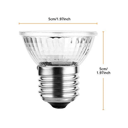 YOUTHINK Lamp, 50W UVA+UVB Full Spectrum Lamp Bulb for Turtle Aquarium Aquatic Reptile Lizard Habitat Heat Light