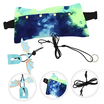 Abaodam Adjustable Reptile Carrier Sling Bag with Canvas Capacity Bearded Dragon Leash Harness for Outdoor Travel Comfortable Wide Strap Lizard Carrying Case for Hiking and Cycling