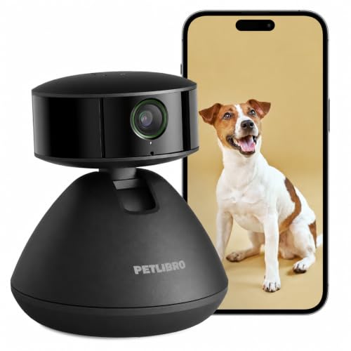 PETLIBRO Cat & Dog Camera with Multi-Pet Recognition, Individual Timelines, Activity Tracking, Smart Summaries, Indoor AI Pet Camera - color: Black, size: with 7-Day AI Trial