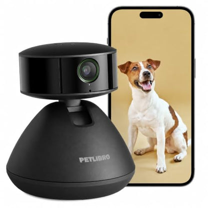 PETLIBRO Cat & Dog Camera with Multi-Pet Recognition, Individual Timelines, Activity Tracking, Smart Summaries, Indoor AI Pet Camera - color: Black, size: with 7-Day AI Trial