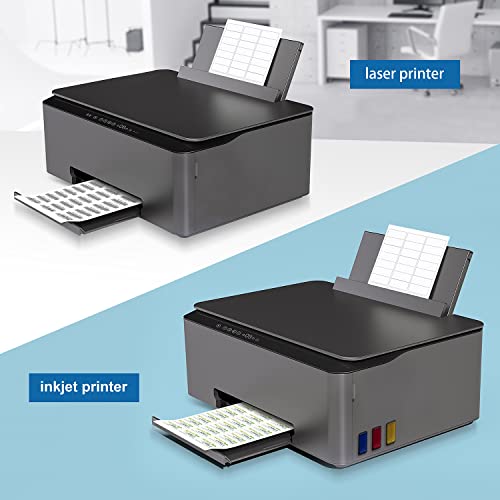 Methdic Address Labels 1" x 2-5/8" 3000 Labels Sticker Paper for Laser/Ink Jet Printer Mailing Labels 8.5"×11" White 30 per Sheet - size: Rectangular 1" x 2-5/8", style: 100 Sheets