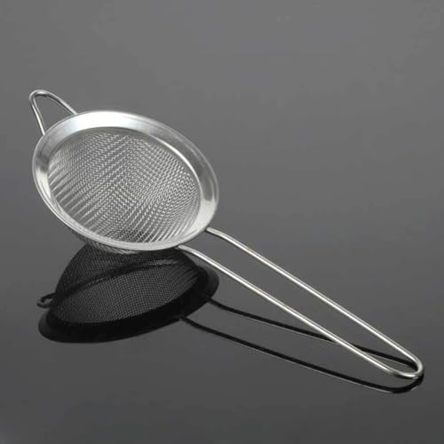 Abaodam 2pcs Reptiles Sand Scoop and Lizard Dung Sieve Shovel with Metal Mesh for Terrarium Cleaning, Fine Mesh Shovel for Reptile Box Substrate Waste Removal