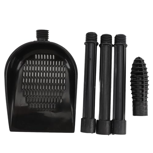 Aquarium Sand Scooper, Premium PVC Terrarium Substrate Cleaner with Quick Drainage System and Removable Extension Rod, for Fish Tank Small Pets and Beach Toys