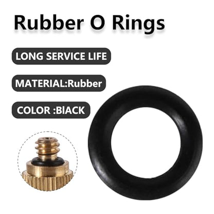 100 PCS Brass Misting Nozzles O Ring | Outdoor Cooling System 100pc Misting Nozzle O Ring for Outdoor Cooling System - size: 100pc-O Ring