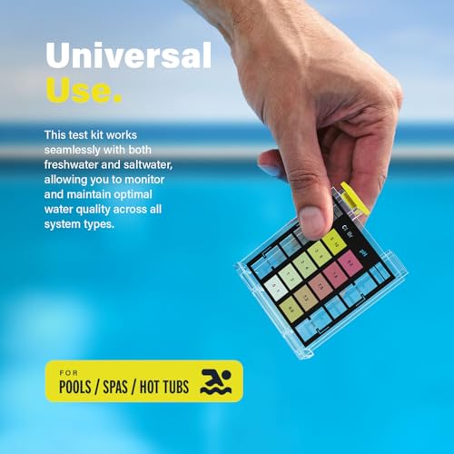 Lupo 3-in-1 Pool Test Kit | Pool Testing Kit for Residential Swimming Pools & Spas for Testing Total Chlorine, Total Bromine & pH | Pool Chemical Test for Quick & Accurate At-Home Pool Water Testing - size: 3-in-1 Test Kit