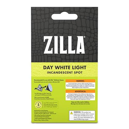 Zilla Incandescent Spot Bulbs Day White 100 Watts - size: Pack of 1, style: Day White (100W)