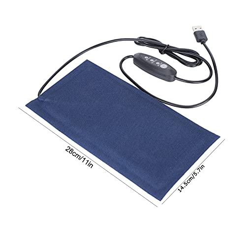 KUIDAMOS Reptile Heating Pad USB pet Heat pad Mini Reptile Heating Pad Reptile Heat Pad 3 Level Adjustable Temperature USB Heating Pad for Pets Seedling Small Heat Mats