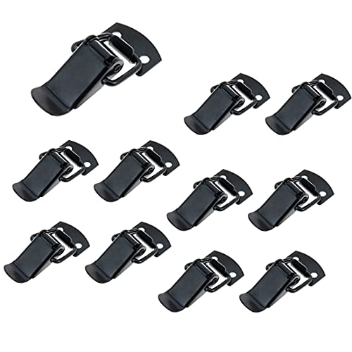 Toggle Latch Mini Size Stainless Steel Latch for Toolbox, Cases, Chests - 10pcs - size: No Spring Loaded