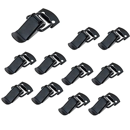 Toggle Latch Mini Size Stainless Steel Latch for Toolbox, Cases, Chests - 10pcs - size: No Spring Loaded